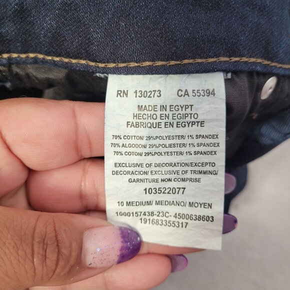 Lee Legendary Women's Regular Straight Leg Mid-Rise Jean Nightshade 10 Medium - Picture 7 of 9